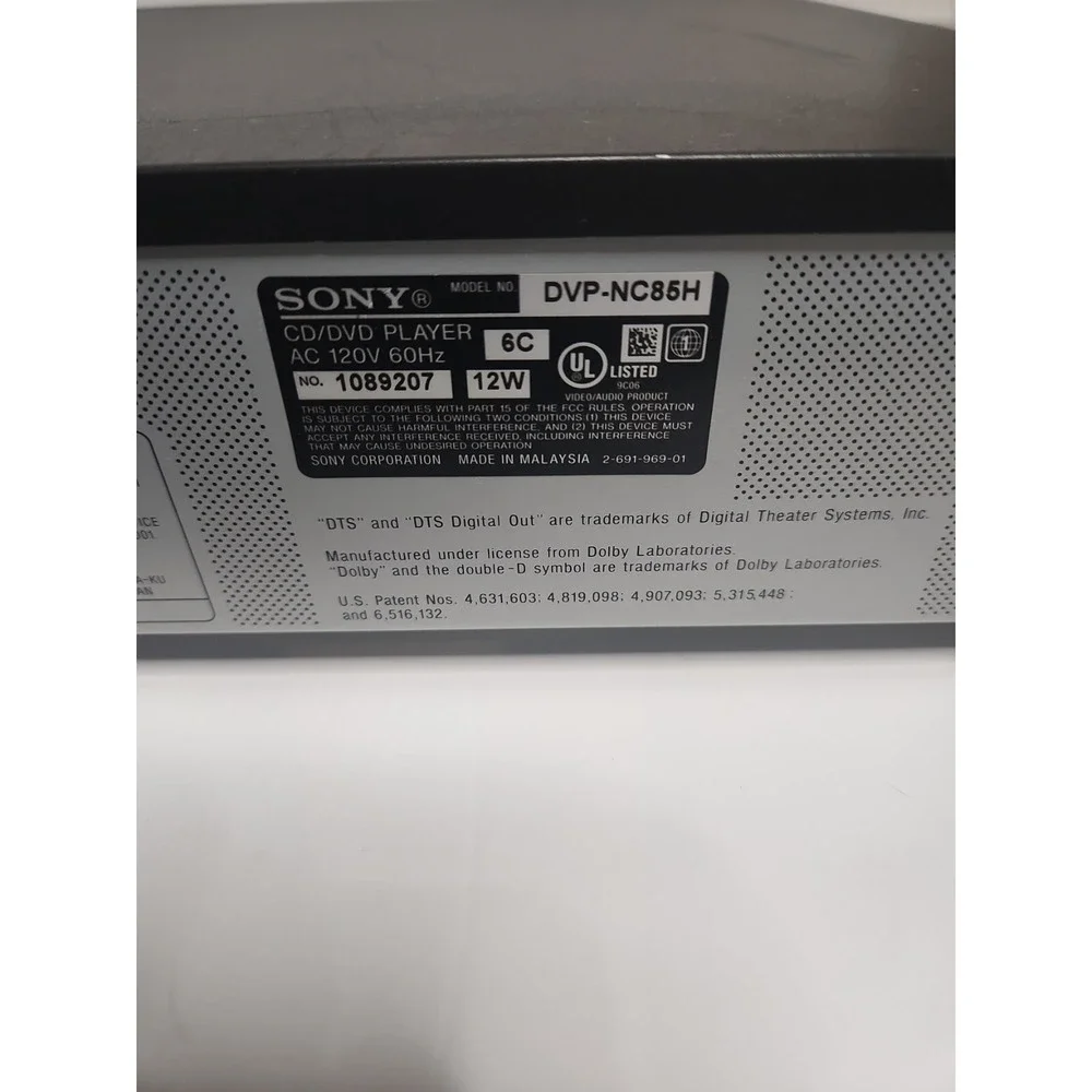 Sony DVP-NC85H 5 Disc DVD/CD Player HDMI w/NEW Remote - TESTED & CLEAN!